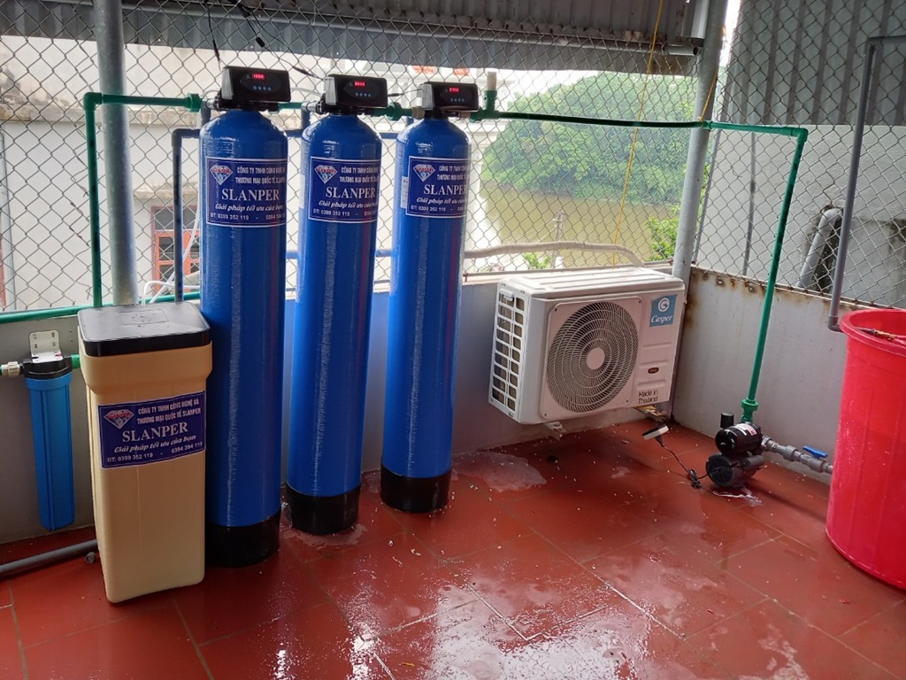 Nguyễn Nhâm Lắp đặt hệ thống lọc nước giếng khoan Slanper ở Thanh Oai, Hà Nội